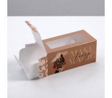 Коробка для макарун Make magic,12 ×5.5 × 5.5 см